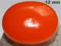 Preview: Sicherheitsnase oval hart orange glänzend mit Sicherheitsscheibe