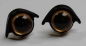 Preview: 1 Paar Augenlider schwarz (passend für 10 mm Sicherheitsaugen)