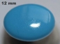 Preview: Sicherheitsnase oval hart blau glänzend mit Sicherheitsscheibe