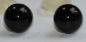 Preview: 1 Paar Sicherheitsaugen 8 mm Teddyaugen schwarz durchgefärbt