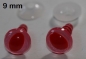 Preview: 1 Paar Katzenaugen Drachenaugen Sicherheitsaugen rosa Pupille rot