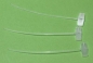 Preview: 6 Stück Schnurrhaare aus Kunststoff weiß halbtransparent ca. 5 cm