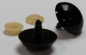 Preview: 1 Paar Sicherheitsaugen 30 mm Teddyaugen schwarz durchgefärbt