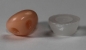 Preview: Sicherheitsnase 8 x 5 mm Nager Nagetier hart rosa glänzend mit Sicherheitsscheibe