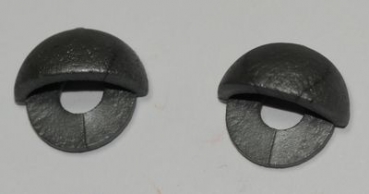 1 Paar Augenlider Schlaf grau (passend für 10 mm Sicherheitsaugen)