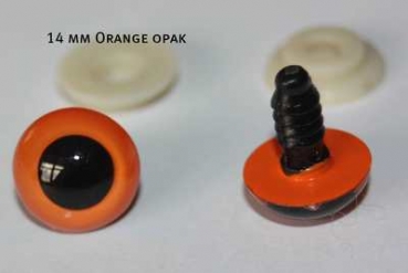 1 Paar Sicherheitsaugen orange