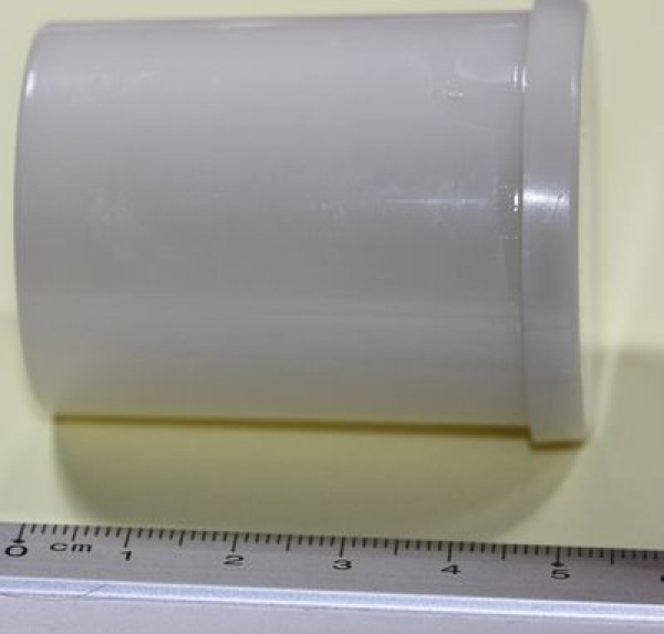 1 Stück Kuhglocke weiß ca. 54 mm x 43 mm