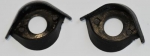 1 Paar Augenlider schwarz Ober/Unterlid (passend für 18 mm Sicherheitsaugen)