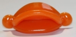 Sicherheitsnase 53 x 17 mm Schnabel hart orange glänzend mit Sicherheitsscheibe